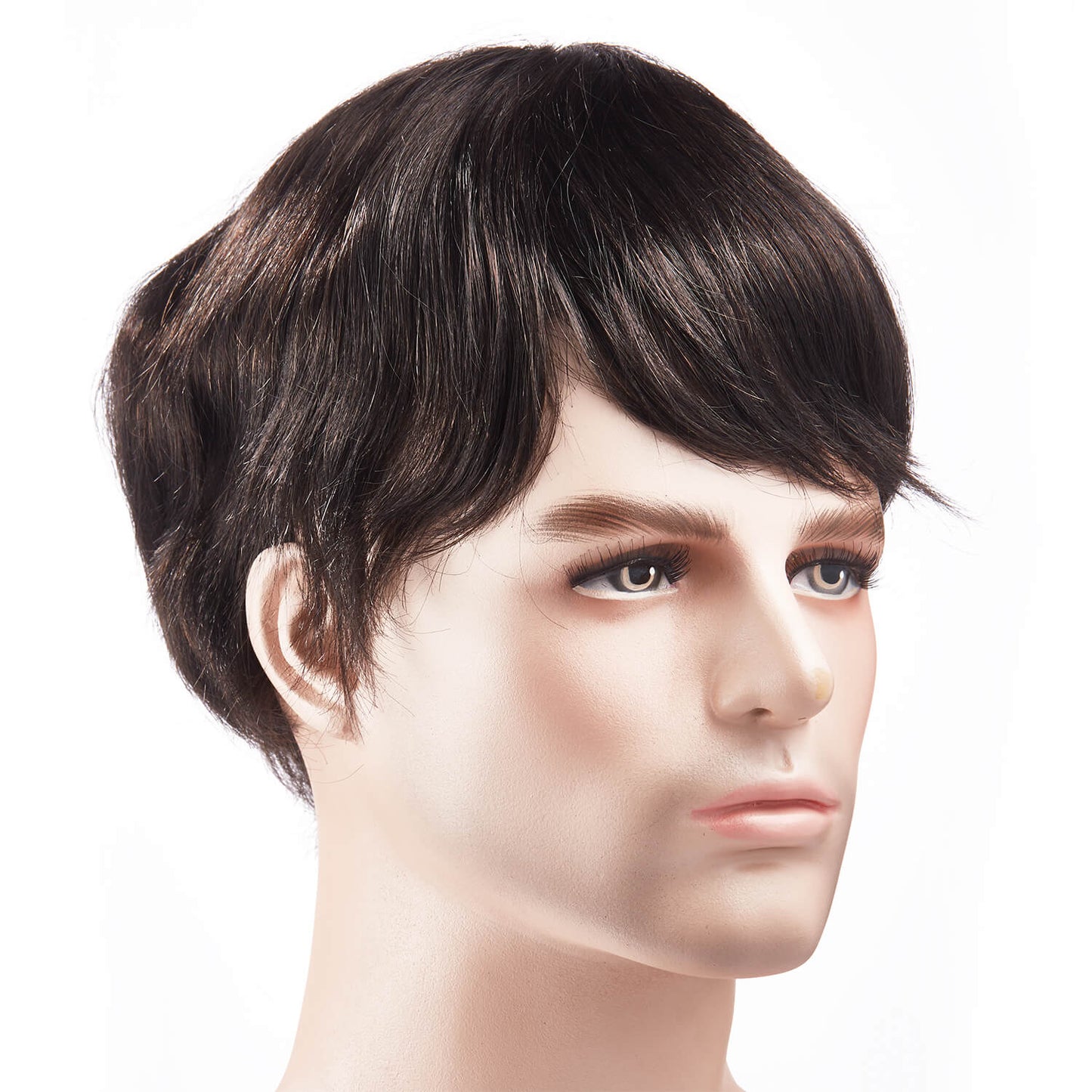 Fine Mono Center with Poly Around Hair Replacement System For Men - HairBro