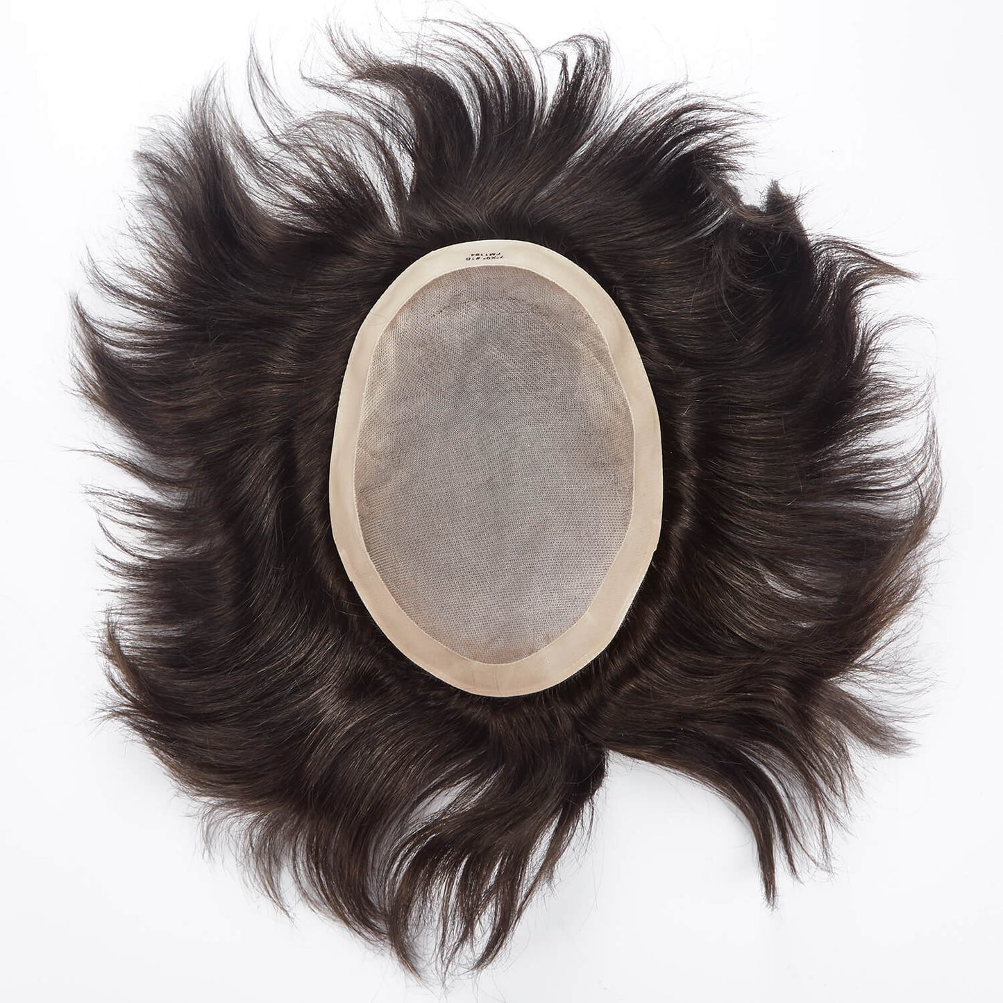 Fine Mono Center with Poly Around Hair Replacement System For Men - HairBro