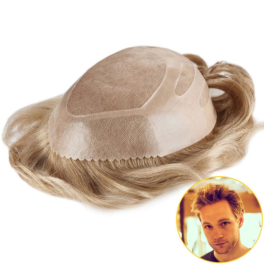 Fine Mono Center with Poly Perimeter Hair Replacement System - HairBro