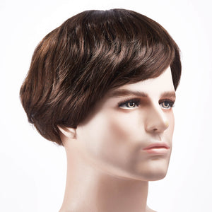 Natural Lace Base With Poly Hair Replacement System For Men