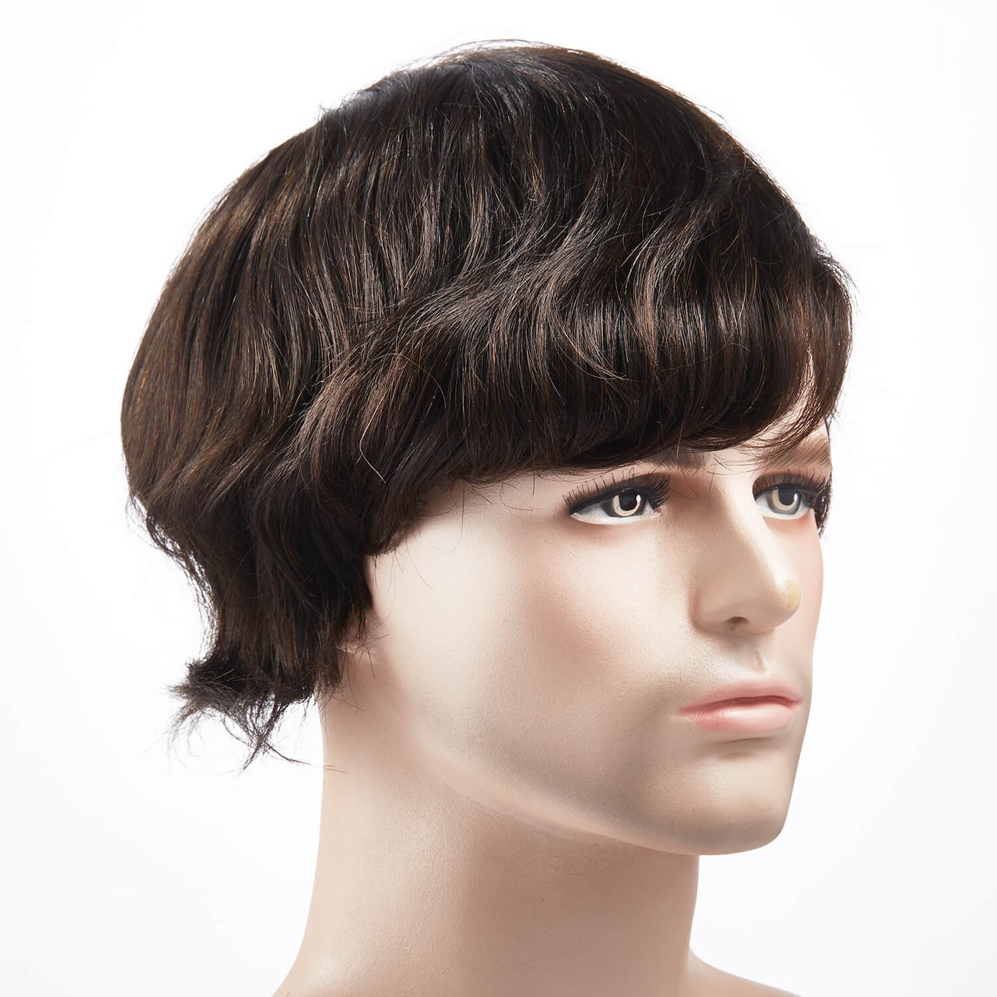 The Injection Lace Center French Lace Front Poly Side and Back Hair System - HairBro