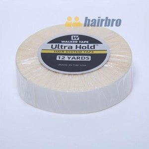 Walker Ultra White Double Side Hold 3/4"X12 Yard Tape Roll For Hair Systems