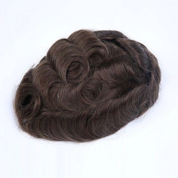 0.10mm Super Thin Hair System Transparent Skin Base All Over Toupee