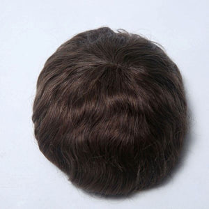 Super Nature Hair Replacement System Poly Base With French Lace In The Top