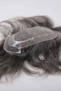 Fine Mono Center Poly Perimeter French Lace Front Hair Replacement System