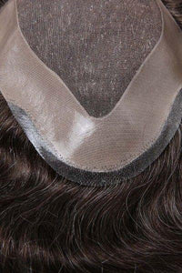 Super Fine Mono Center Hair Replacement System With PU Coating Perimeter