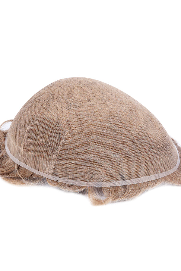 New Swiss Lace Base Hairpieces For Men With 90% Hair Density