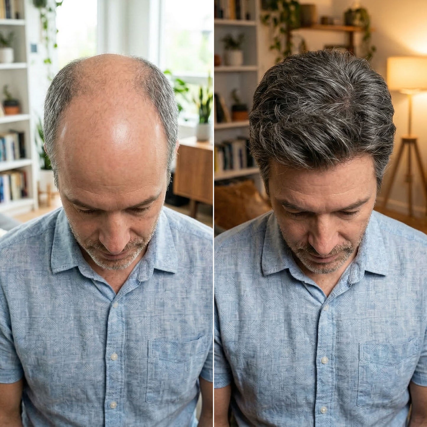 BH Swiss Lace Human Hair Breathable Hair Replacement System For Man - HairBro