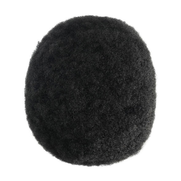 0.10mm Skin Base Afro Wave Stock Men Hair Replacement