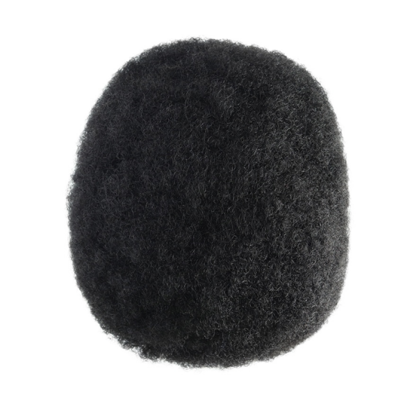 0.10mm Skin Base Afro Wave Stock Men Hair Replacement