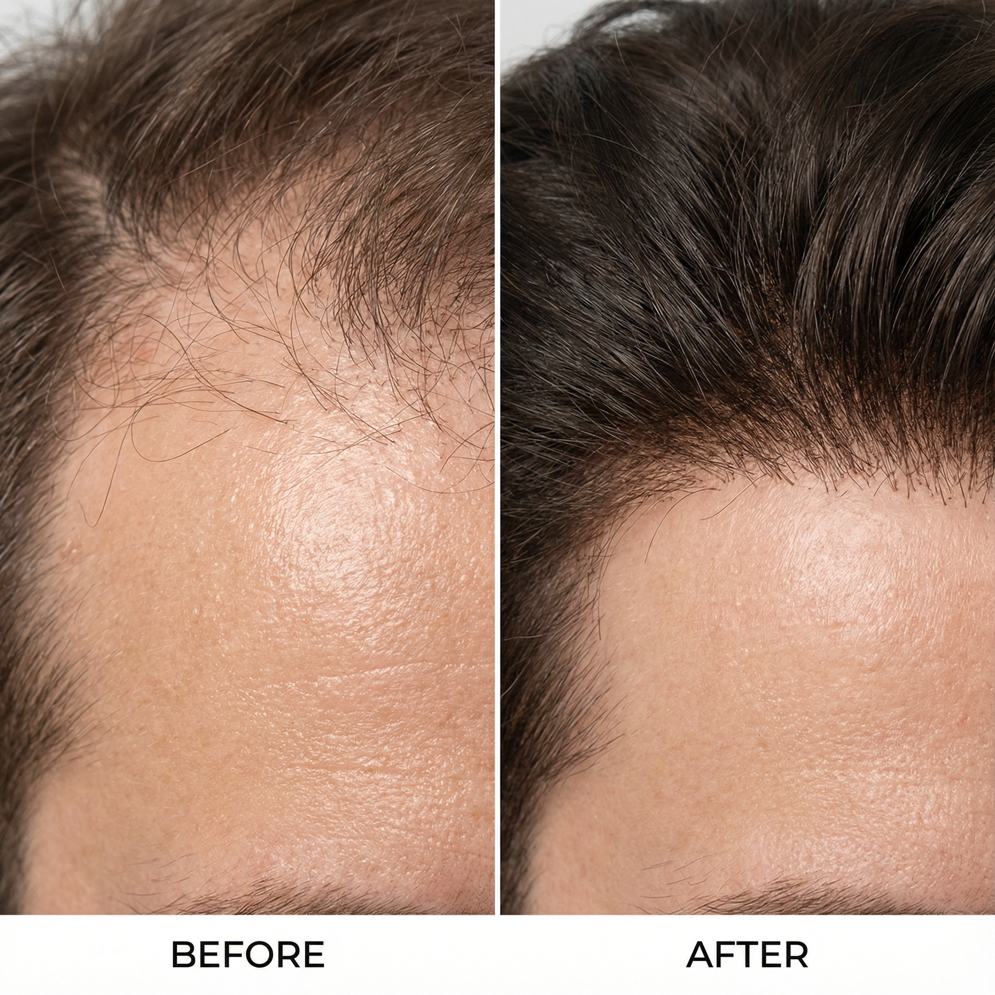 French Lace Center and Front Poly Around Hair Replacement System - HairBro