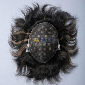 100% Human Hair Fine Welded Mono Base Hair Replacement System