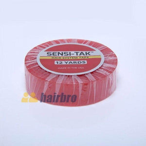 Red 12 Yard 3/4 Inch Double Side Lace Front Support Tape Roll For Hair Systems