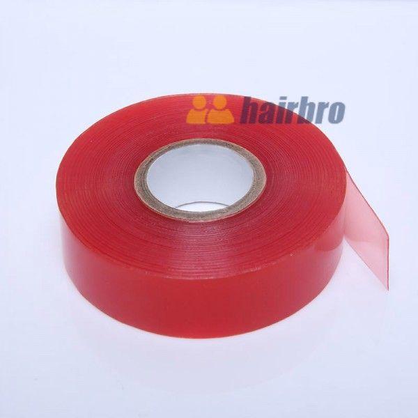 Red 12 Yard 3/4 Inch Double Side Lace Front Support Tape Roll For Hair Systems