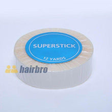 Load image into Gallery viewer, Super Stick White Double Side Hold 3/4&quot;X12 Yard Tape Roll For Hair Systems And Lace Wigs