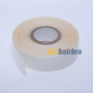 Super Stick White Double Side Hold 3/4"X12 Yard Tape Roll For Hair Systems And Lace Wigs