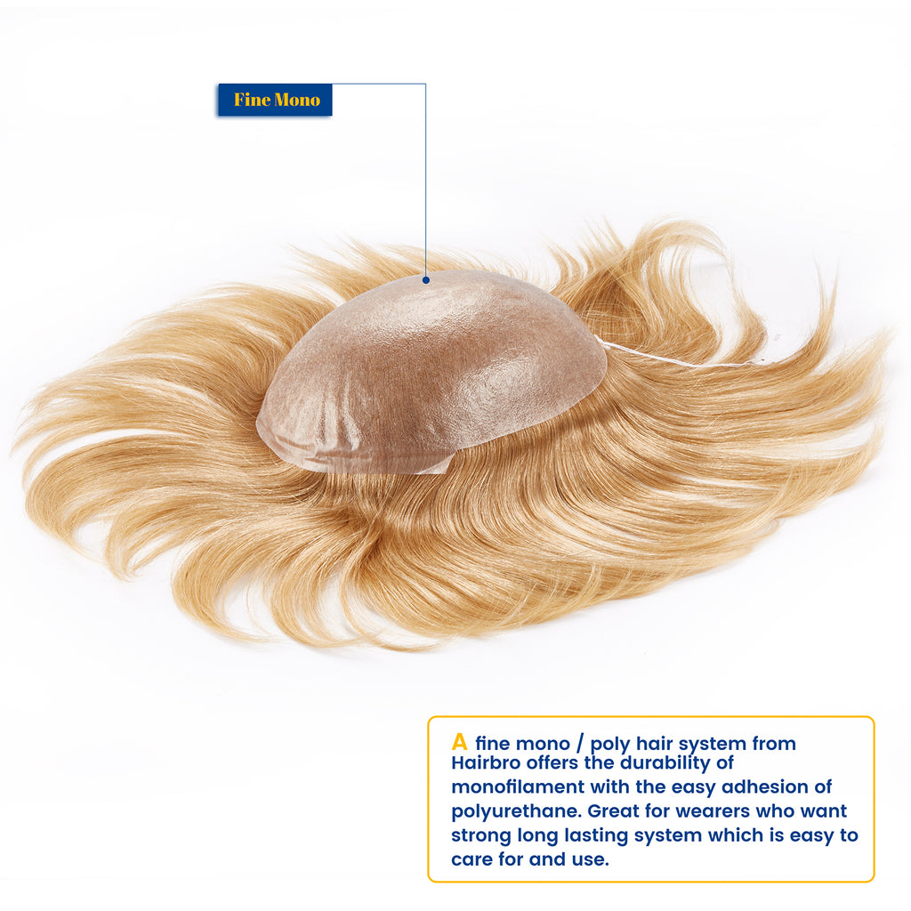 Load image into Gallery viewer, 0.08mm Skin Base Injected Flat European Hair Mens Stock Hair System