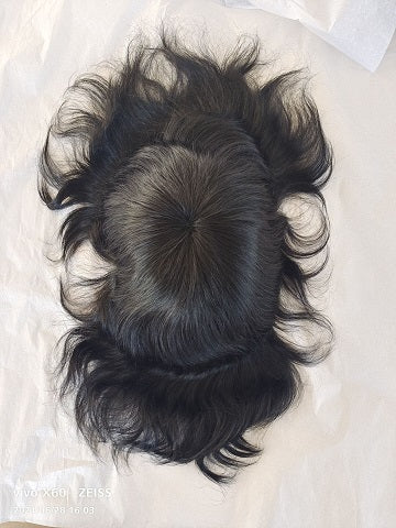 Full French Lace hairpieces for men 5.5*12.75 - HairBro