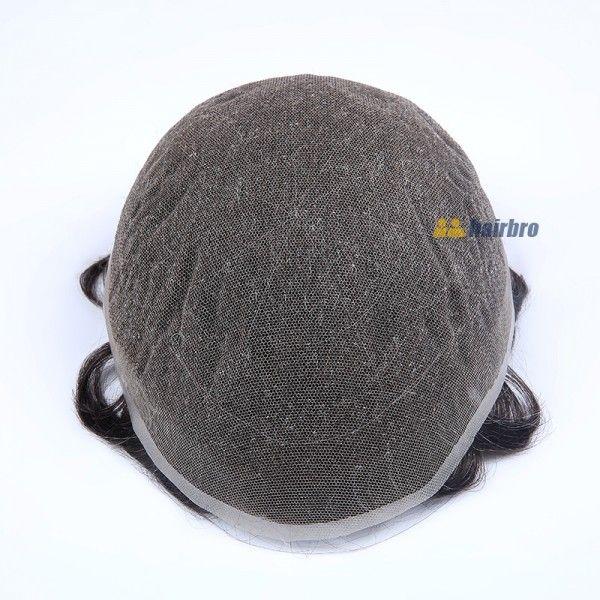 Load image into Gallery viewer, Stock French Lace Human Hair Breathable Hair Pieces For Man