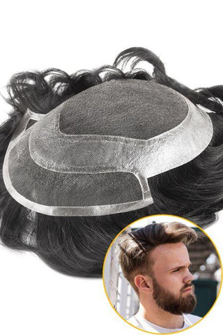 Custom hair toupee Clearance