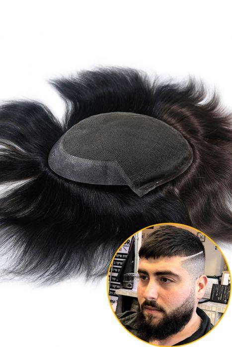 Lace Base With PU Side and Back Hair Replacement System