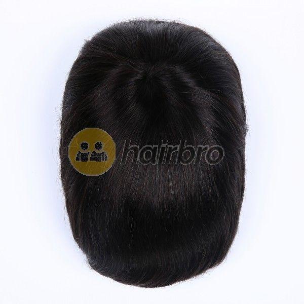 Load image into Gallery viewer, Natural Looking French Lace Front with Poly Back Stock Hair Replacement System