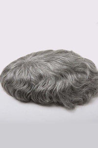 Silk Mono Center With Transparent Poly All Around Perimeter Hair Replacement System