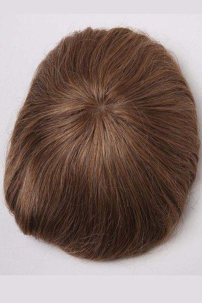 French Lace Center with Thin Poly All Around Hair Replacement System for Men